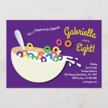 かわいいシリアル丼キッズスリープバースデーパーティー