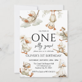 かわいいシリーゴース！ シリーゴースの１パーティー 招待状