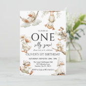 かわいいシリーゴース！ シリーゴースの１パーティー 招待状 (スタンド正面)