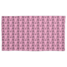 かわいいシルエットミニココナッツツリーパターンピンク 枕カバー