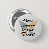 かわいいシルバー&金ゴールドホームあなたのコテつるロエル 缶バッジ (正面&裏面)