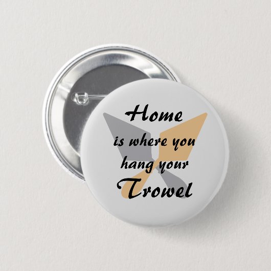 かわいいシルバー&金ゴールドホームあなたのコテつるロエル 缶バッジ (正面&裏面)