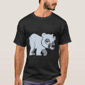かわいいシロクマ Tシャツ (正面)