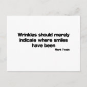 かわいいシワ引用文 ポストカード (正面)