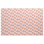 かわいいシンタークラスミーターon light pink ファブリック (ファットクウォーター)