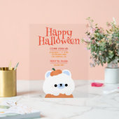 かわいいシンプルおもしろいハローウィンパーティ アクリルサイン (ウェディング)
