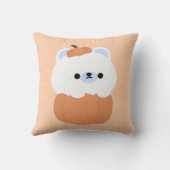 かわいいシンプルおもしろいハローウィンパーティ クッション (裏面)
