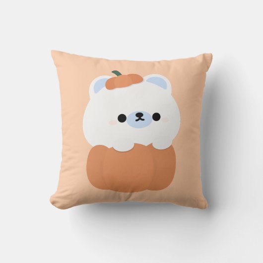 かわいいシンプルおもしろいハローウィンパーティ クッション (正面)