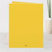 かわいいシンプルおもしろいハローウィンパーティ サンキューカード (裏面)