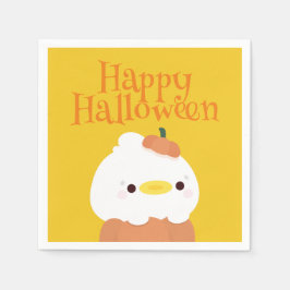 かわいいシンプルおもしろいハローウィンパーティ スタンダードカクテルナプキン