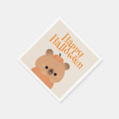 かわいいシンプルおもしろいハローウィンパーティ スタンダードカクテルナプキン (角)