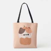 かわいいシンプルおもしろいハローウィンパーティ トートバッグ (裏面)