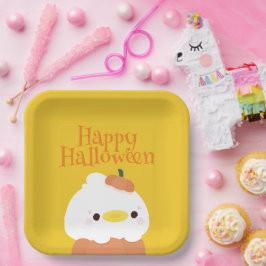 かわいいシンプルおもしろいハローウィンパーティ ペーパープレート