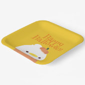 かわいいシンプルおもしろいハローウィンパーティ ペーパープレート (傾斜あり)