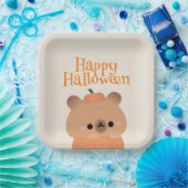 かわいいシンプルおもしろいハローウィンパーティ ペーパープレート (パーティー)