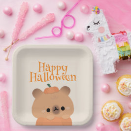 かわいいシンプルおもしろいハローウィンパーティ ペーパープレート