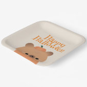 かわいいシンプルおもしろいハローウィンパーティ ペーパープレート (傾斜あり)