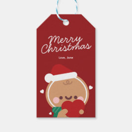 かわいいシンプルおもしろいメリークリスマス ギフトタグ