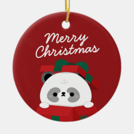 かわいいシンプルおもしろいメリークリスマス セラミックオーナメント