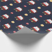 かわいいシンプルおもしろいメリークリスマス ラッピングペーパー (角)