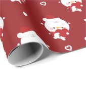 かわいいシンプルおもしろいメリークリスマス ラッピングペーパー (ロールコーナー)