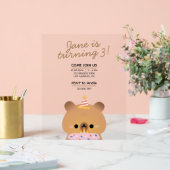 かわいいシンプルおもしろい誕生会 アクリルサイン (ウェディング)