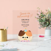 かわいいシンプルおもしろい誕生会 アクリルサイン (ウェディング)