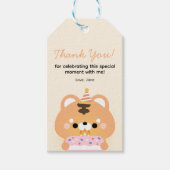 かわいいシンプルおもしろい誕生会 ギフトタグ (正面)