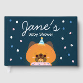 かわいいシンプルおもしろい誕生会 ゲストブック (正面)