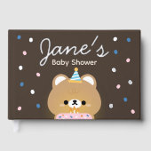 かわいいシンプルおもしろい誕生会 ゲストブック (正面)