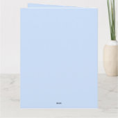 かわいいシンプルおもしろい誕生会 サンキューカード (裏面)