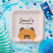 かわいいシンプルおもしろい誕生会 ペーパープレート (パーティー)