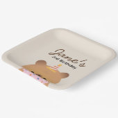 かわいいシンプルおもしろい誕生会 ペーパープレート (傾斜あり)