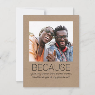 かわいいシンプルなあなたは私の介添人になってくれる？写真