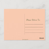 かわいいシンプルな誕生日ケーキ| ポストカード (裏面)