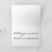 かわいいシンプルイエローグレードッグパポップ・アートのグ父の日 カード (内部)