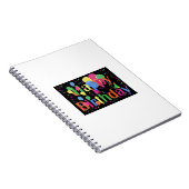 かわいいシンプルカラフルハッピーバースデー ノートブック (右側)