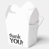 かわいいシンプルサンキューベイビーシャワーお願いボックス フェイバーボックス (オープン)