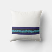 かわいいシンプルジップデザイン クッション (裏面)