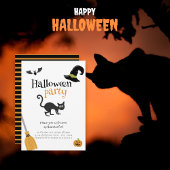 かわいいシンプルハローウィンパーティ 招待状