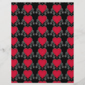 かわいいシンプルバレンタインデー チラシ (裏面)