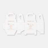 かわいいシンプルプリンセススワンムーンスターベイビーシャワー フェイバーボックス (折り畳みなし)