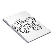 かわいいシンプル感動的引用文 ノートブック (右側)