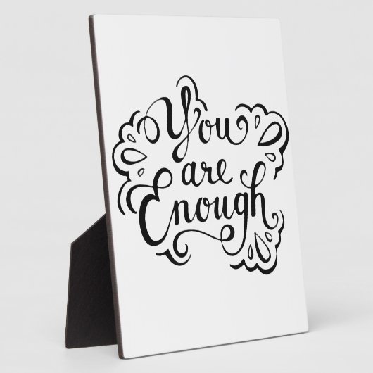 かわいいシンプル感動的引用文 フォトプラーク (側面)