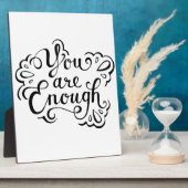 かわいいシンプル感動的引用文 フォトプラーク (側面)