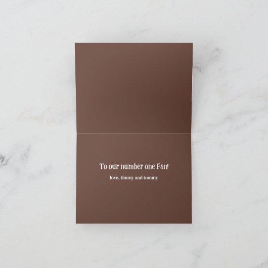 かわいいシンプル父の日スポーツボールすべてのスターファン カード (内部)