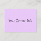 かわいいシンプル猫の名刺 名刺 (裏面)