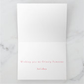 かわいいシーオッタークリスマスグリーティングカード カード (内部)