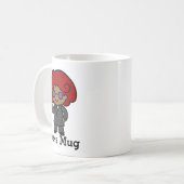 かわいいシークレットエージェントガール コーヒーマグカップ (正面左)