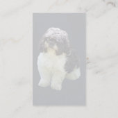 かわいいシーズー子犬 名刺 (裏面)